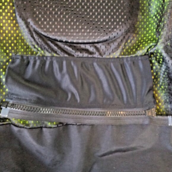 Women’s Hi-Vis Yellow-Black Mesh Motorcycle Jacket 3XL Yellow Black CE Armor EUC - Picture 14 of 16